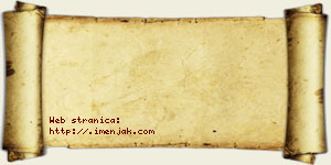 Anđelija Vujanović vizit kartica